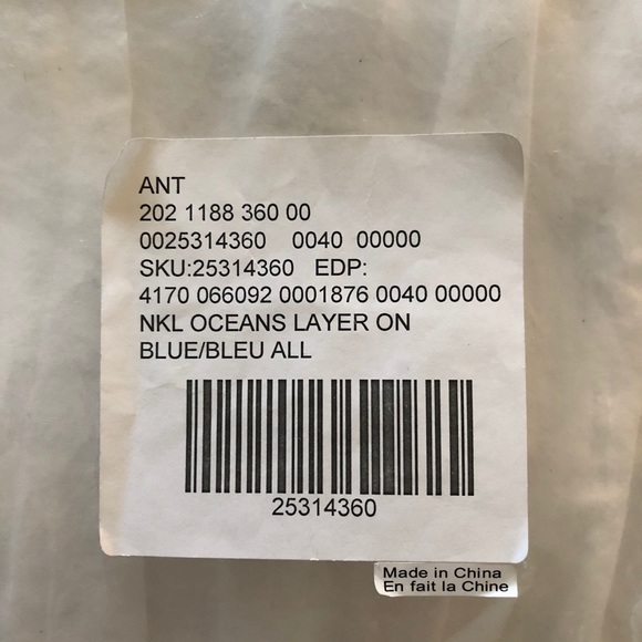 Anthropologie Layers on Blue Necklace - Picture 4 of 7